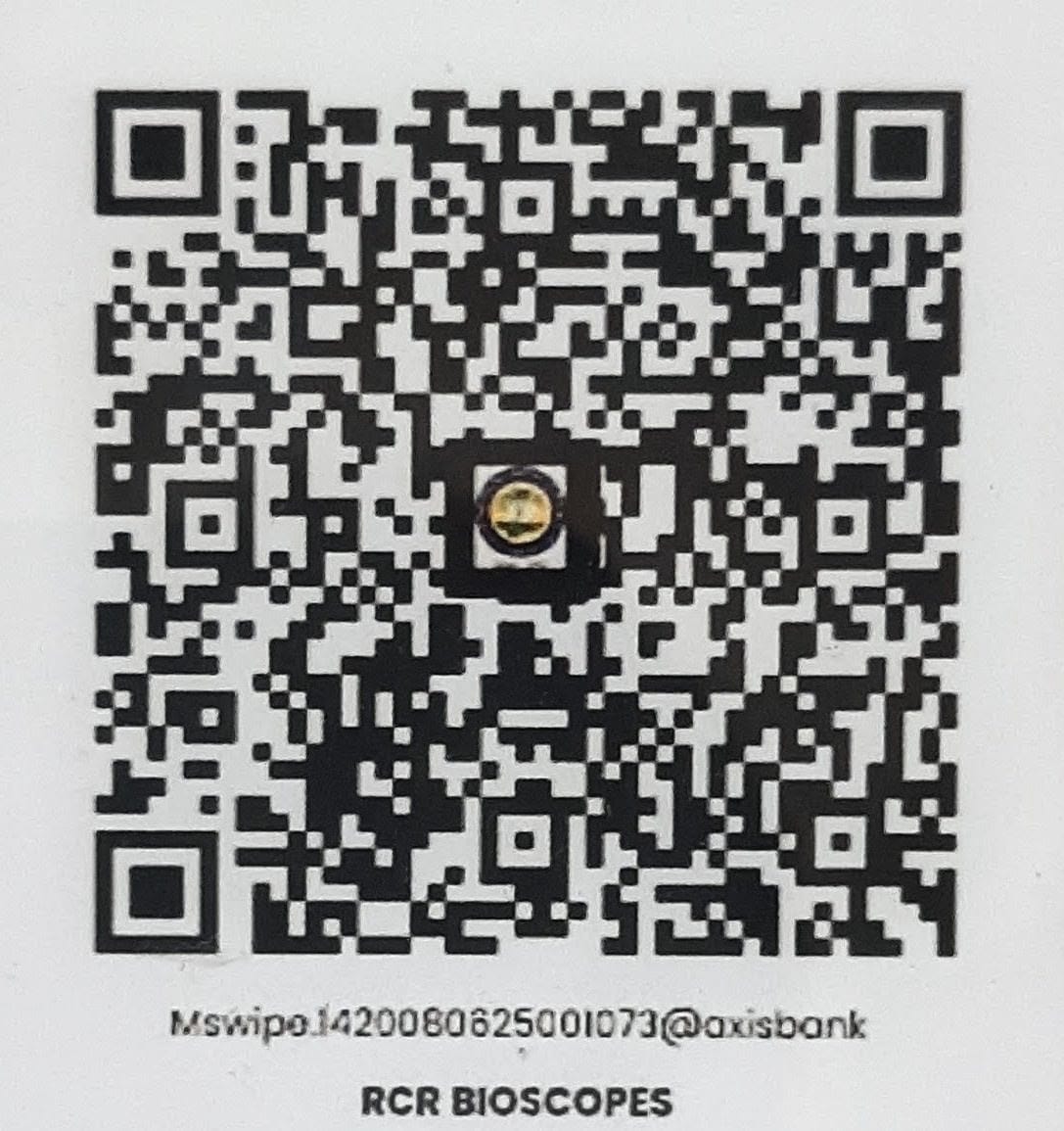 RCR BIOSCOPES Crowd Fund Payment QR Code